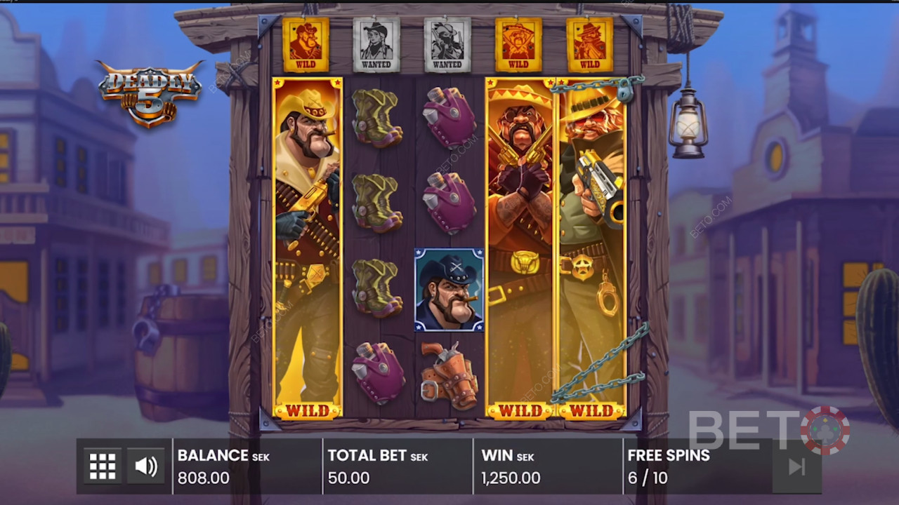 บทวิจารณ์ Deadly 5 โดย BETO Slots
