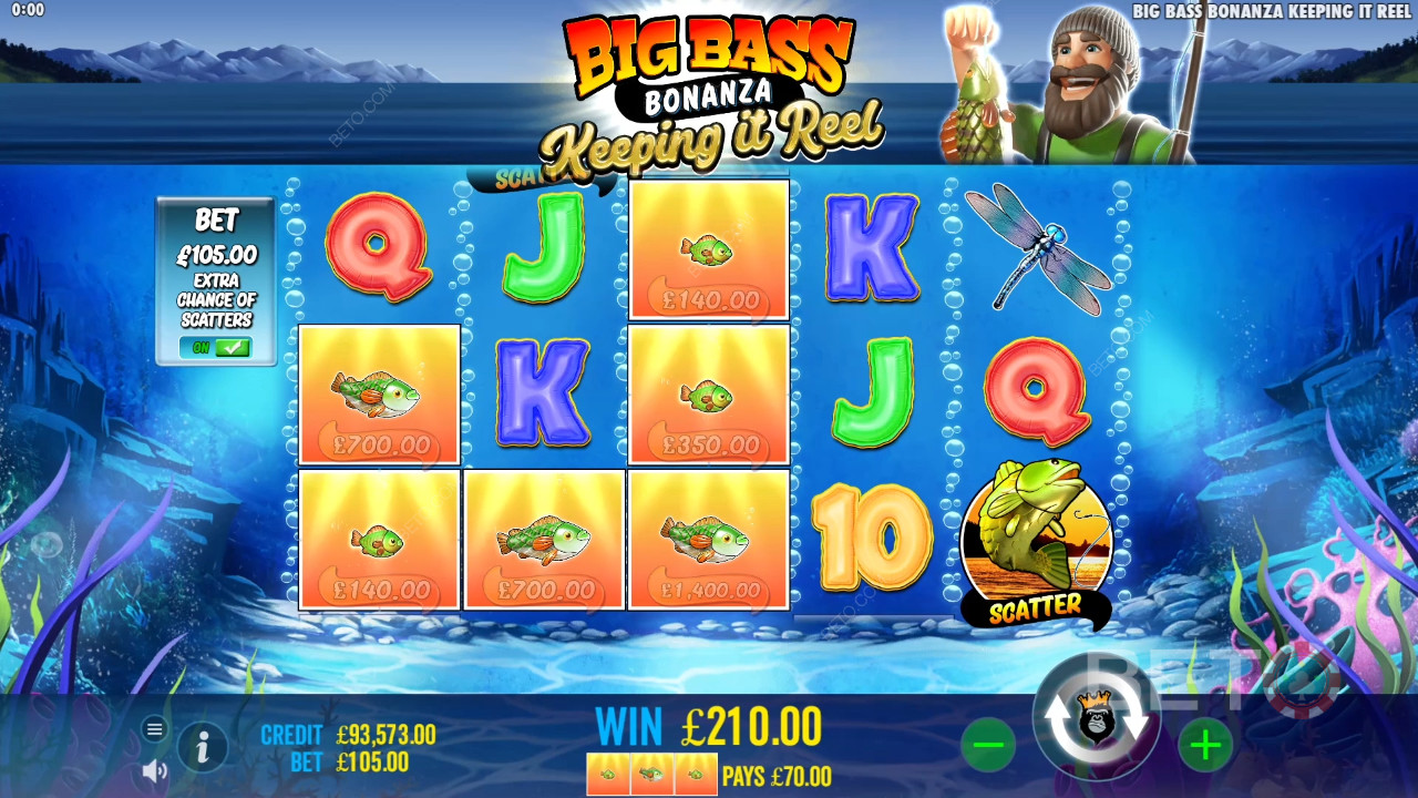 วิธีเล่น Big Bass ของ Reel Kingdom - Keeping it Reel