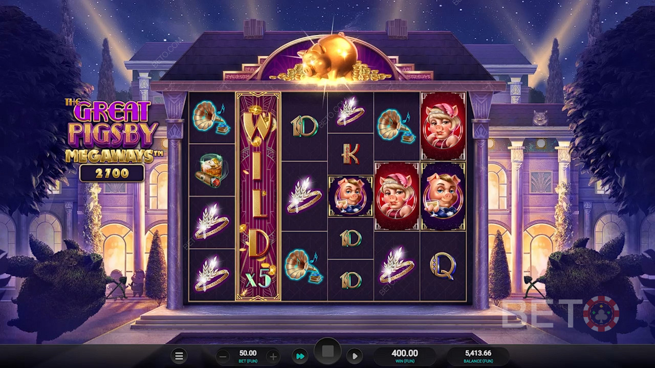 The Great Pigsby Megaways เล่นฟรี