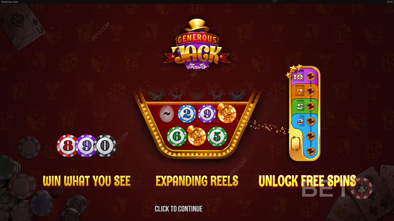 รีวิว Generous Jack จาก BETO Slots