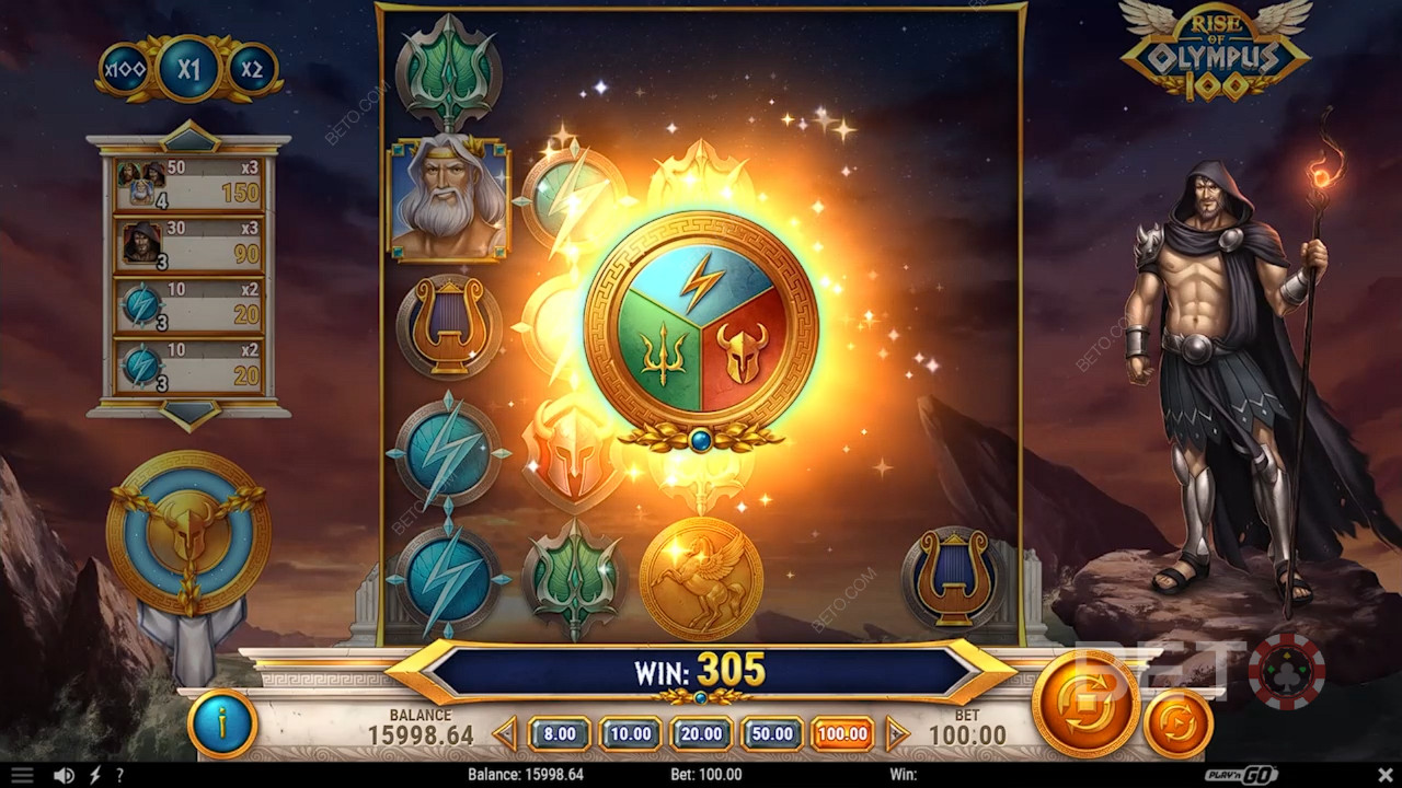 วิธีการเล่นเกม Rise of Olympus 100 ของ Play