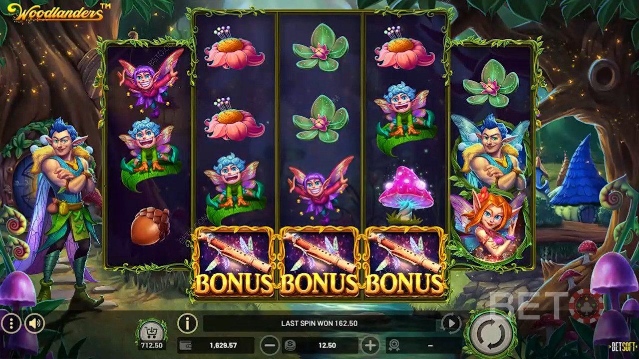 รีวิว Woodlanders โดย BETO Slots