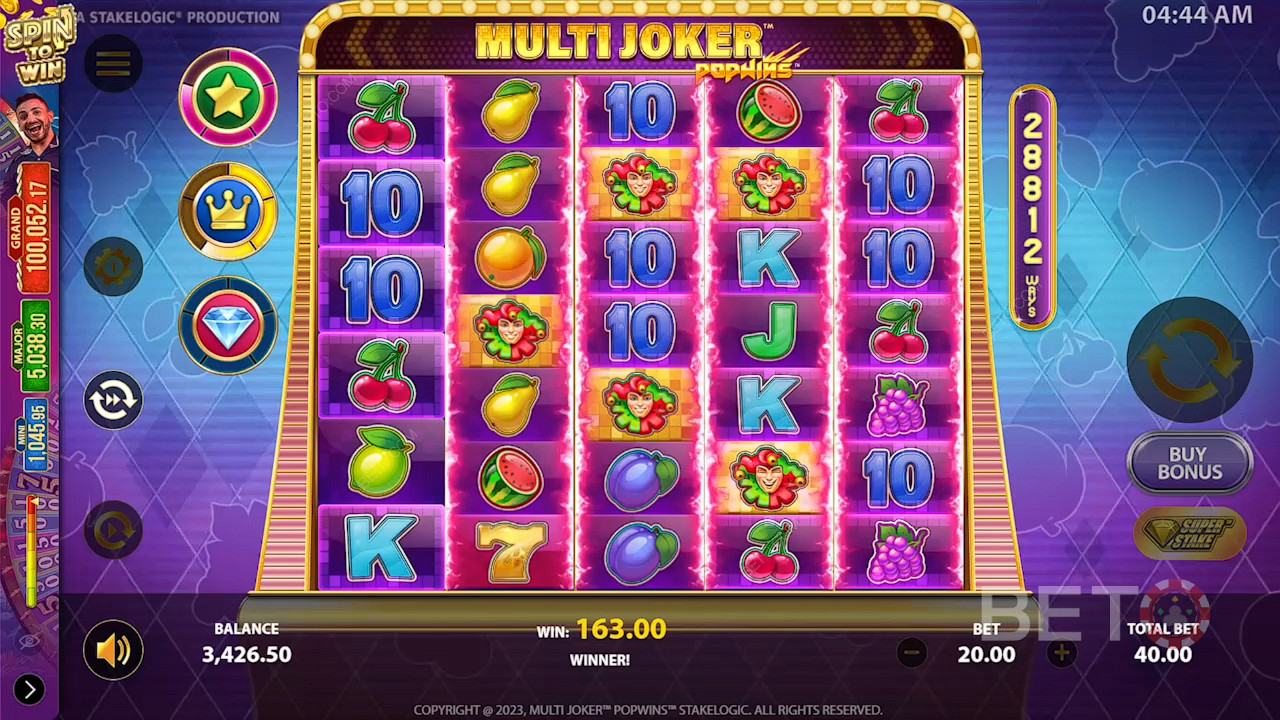 Multi Joker Popwins เล่นฟรี