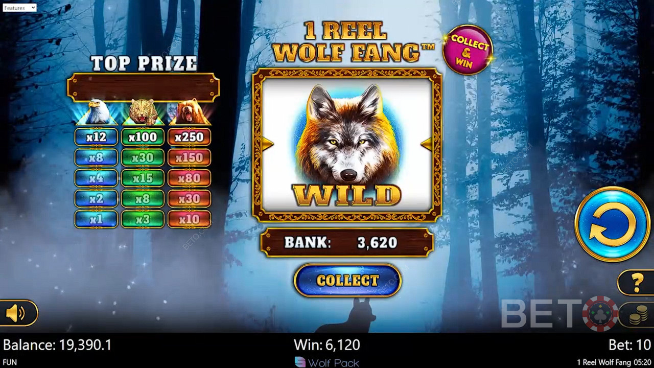 1 Reel Wolf Fang เล่นฟรี