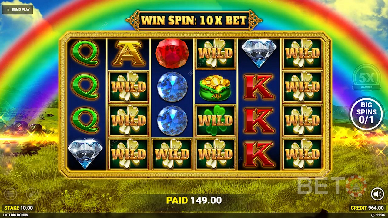Luck O' The Irish Big Bonus เล่นฟรี