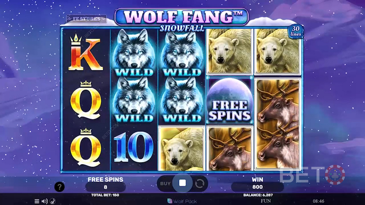 Wolf Fang Snowfall เล่นฟรี