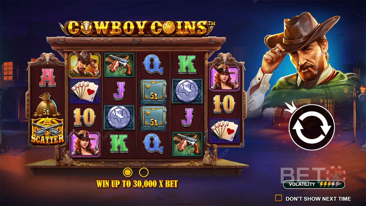 คำตัดสินสำหรับสล็อตแมชชีน Cowboy Coins