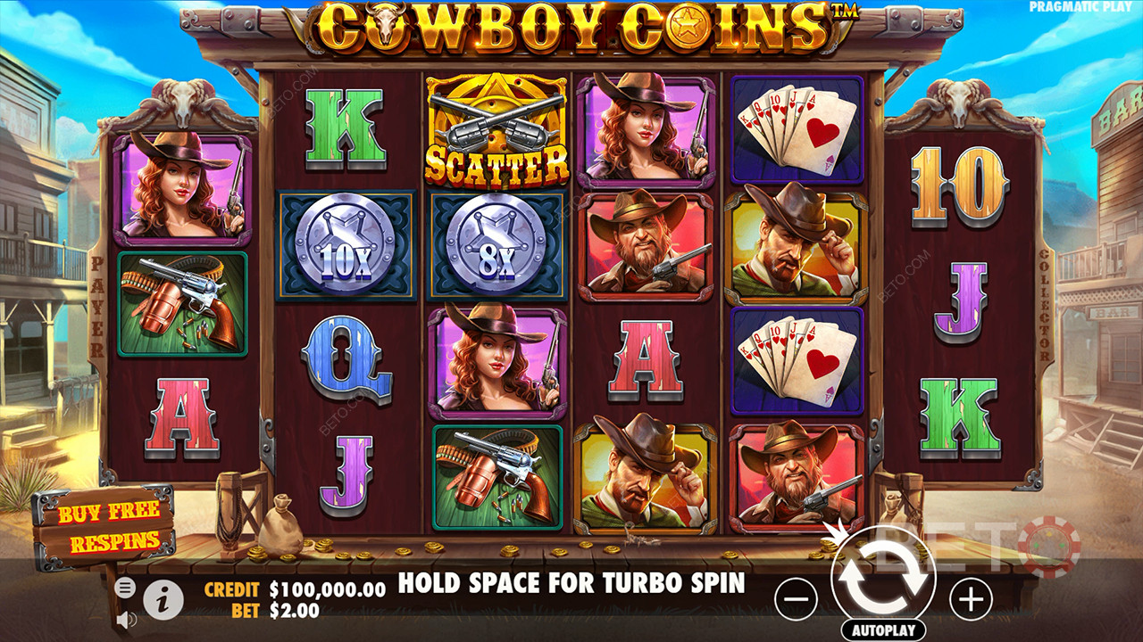 วิธีการเล่น Cowboy Coins ของ Pragmatic Play