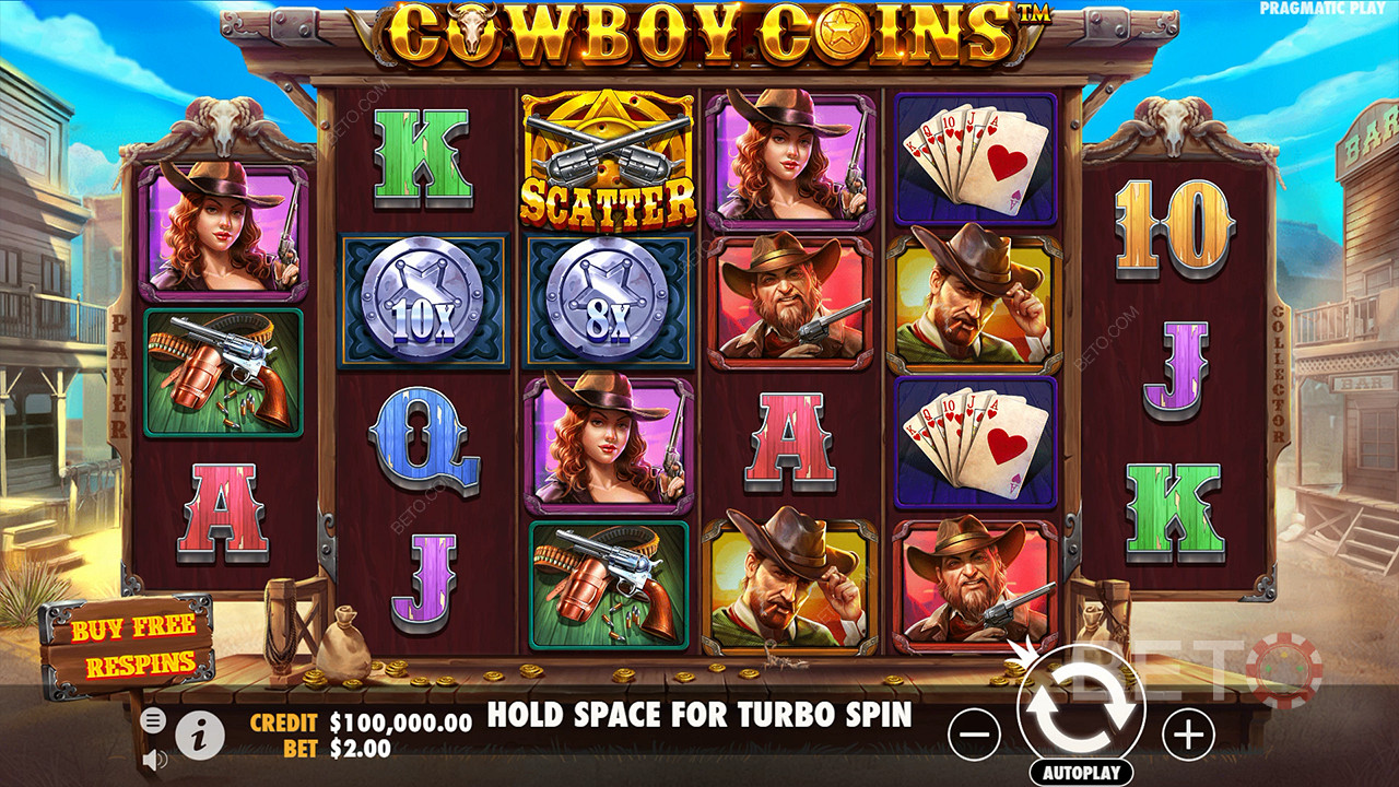 Cowboy Coins เล่นฟรี
