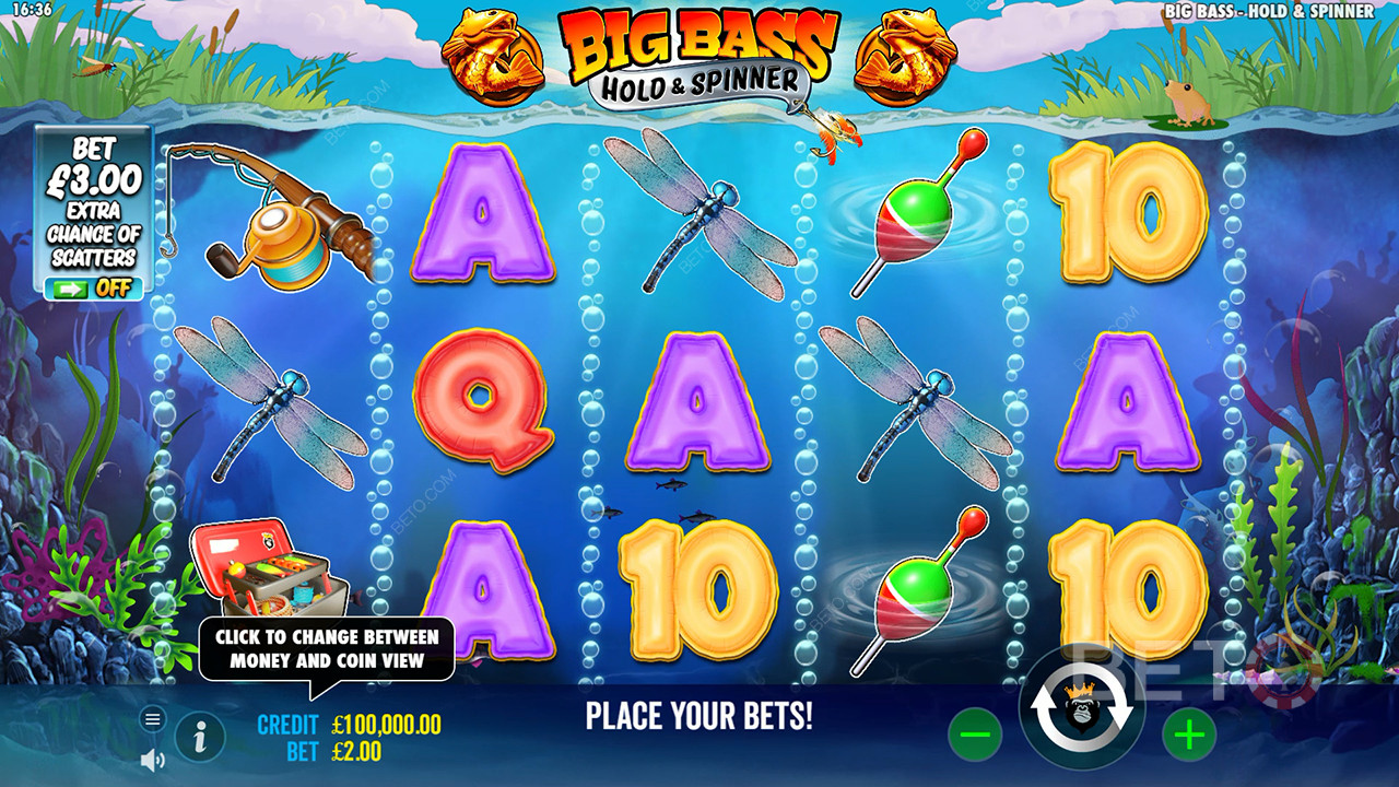 วิธีเล่น Big Bass Bonanza Hold และ Spinner ของ Reel Kingdom
