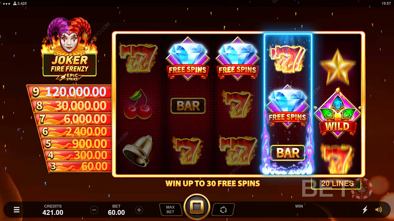 Joker Fire Frenzy เล่นฟรี