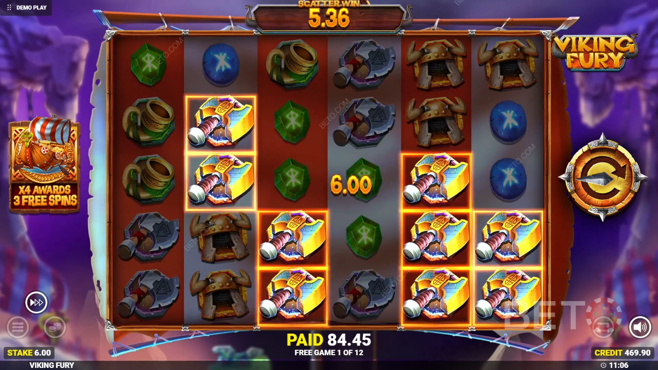 วิธีเล่น Viking Fury Spinfinity ของ Blueprint