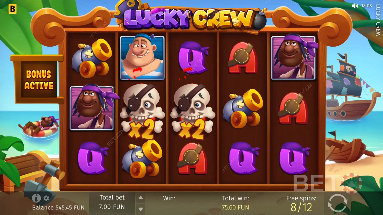 รีวิว Lucky Crew โดย BETO Slots
