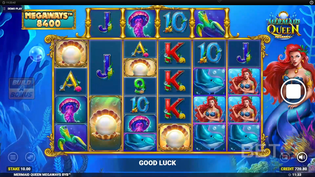รีวิว Mermaid Queen Megaways โดย BETO Slots