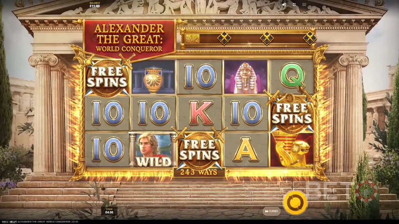 รีวิว Alexander The Great World Conqueror โดย BETO Slots