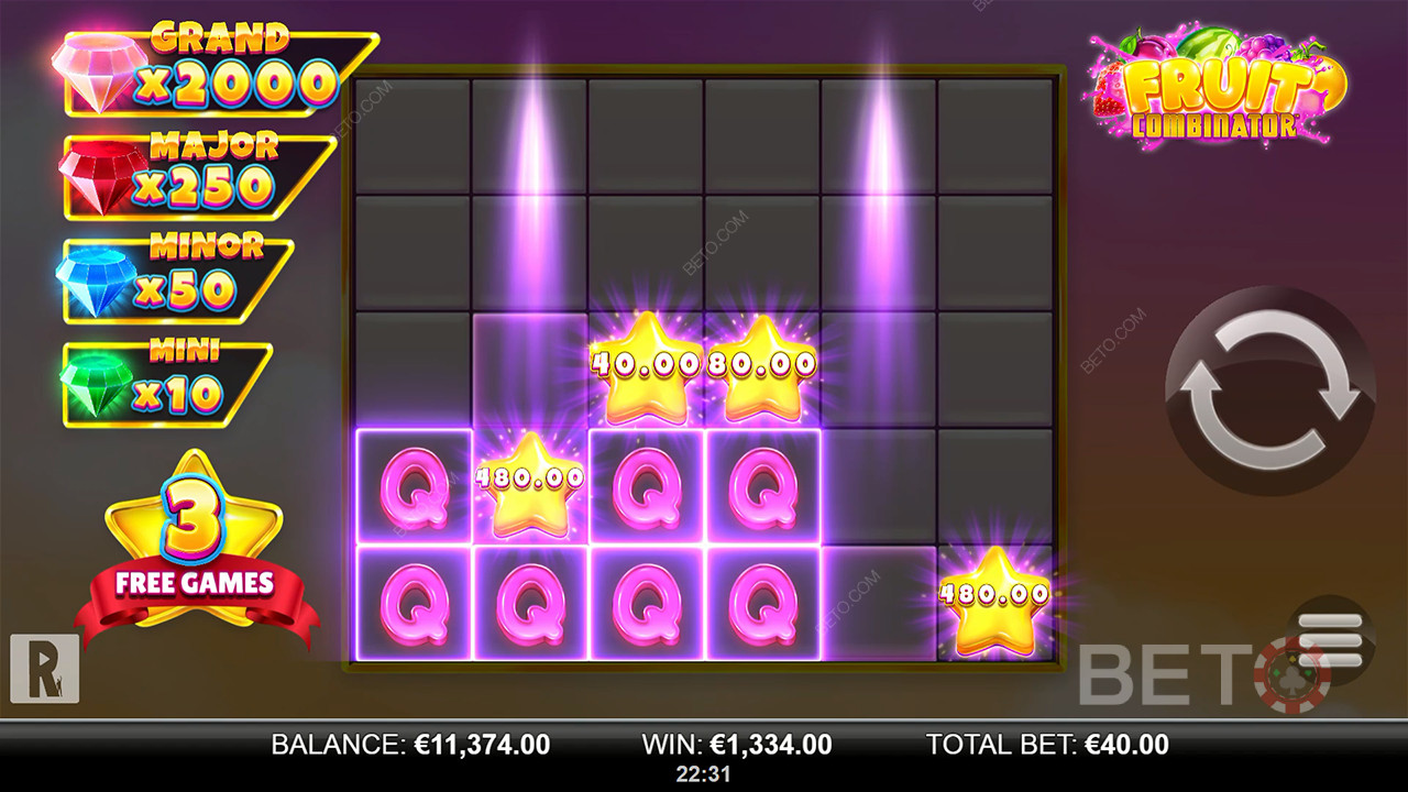 รีวิว Fruit Combinator โดย BETO Slots
