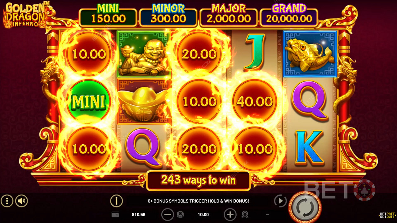 Golden Dragon Inferno เล่นฟรี