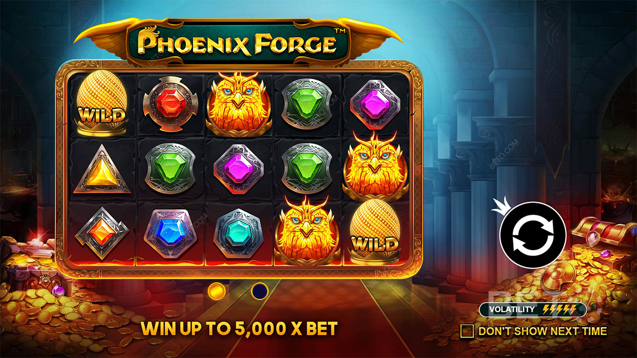 ธีมและการออกแบบ: Mythical Treasure Quest