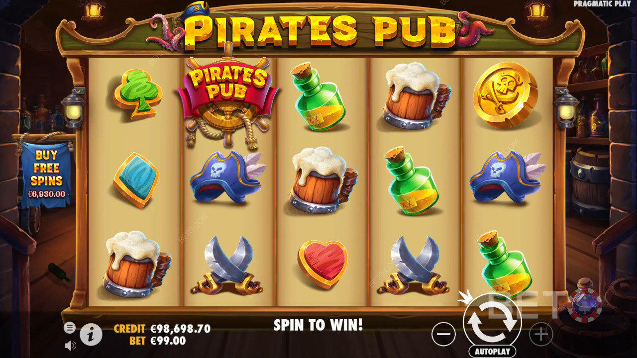 วิธีเล่น Pirates Pub ของ Pragmatic Play