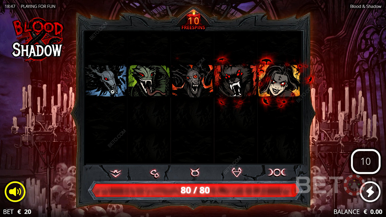 วิธีเล่น Blood and Shadow ของ Nolimit City