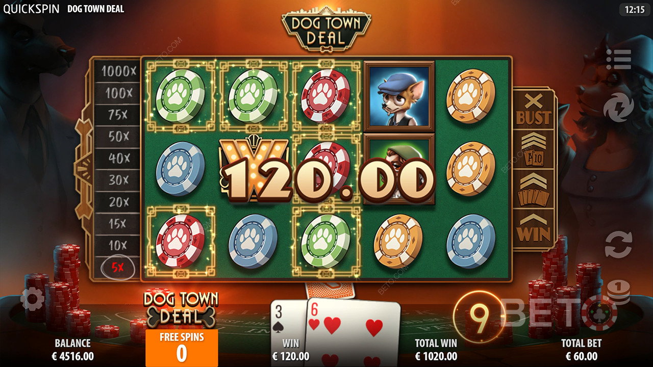 รีวิว Dog Town Deal โดย BETO Slots