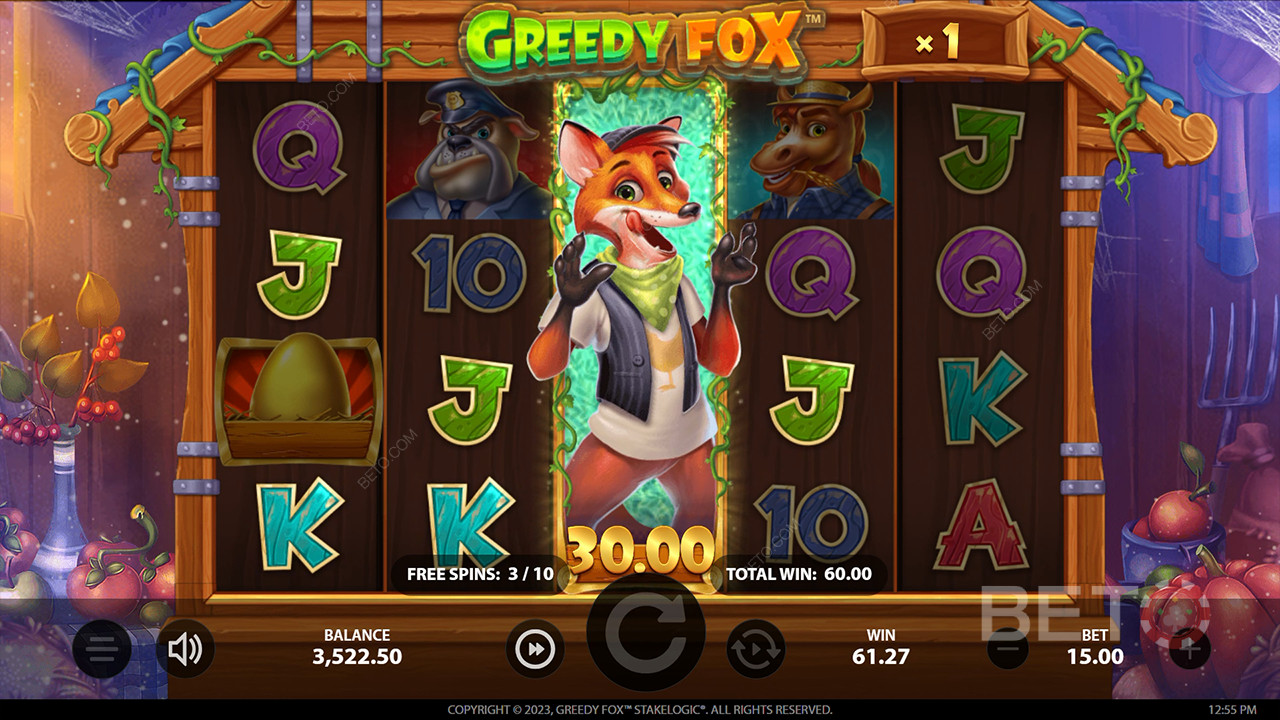 รีวิว Greedy Fox โดย BETO Slots