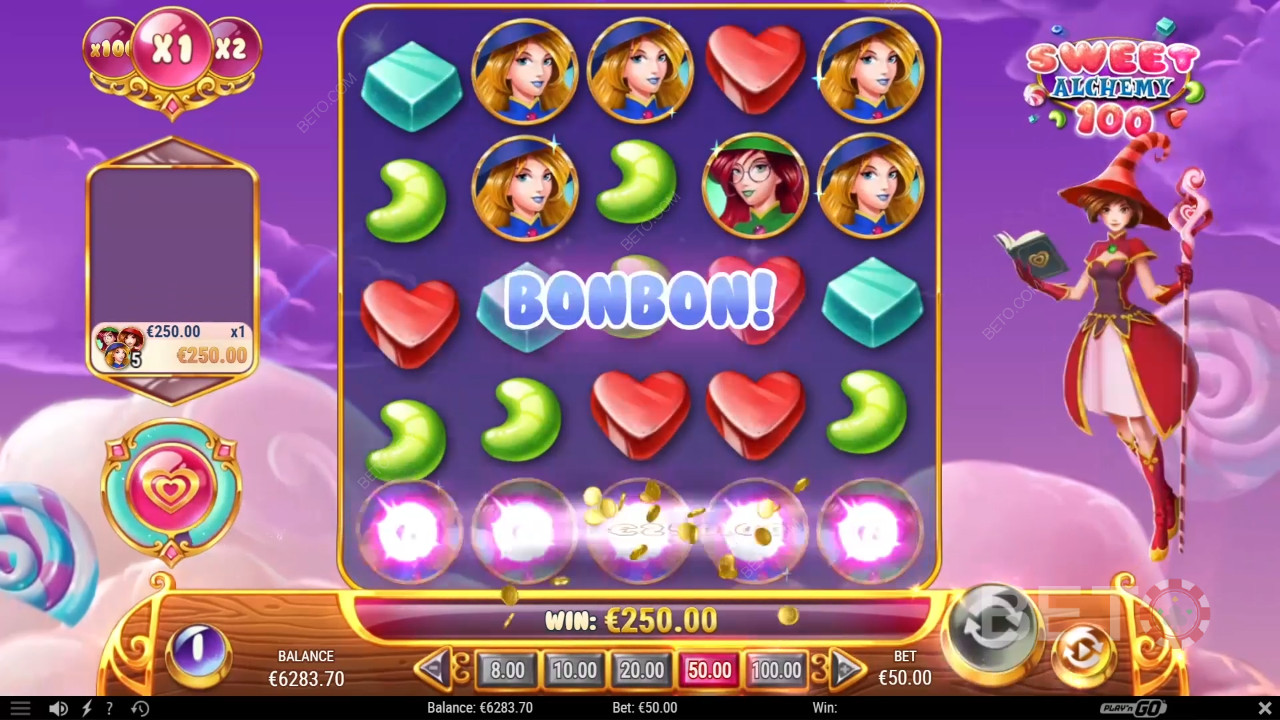 Sweet Alchemy 100 รีวิวโดย BETO Slots
