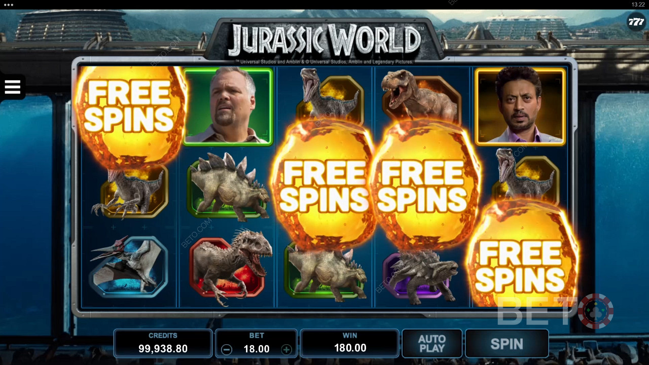 Jurassic World เล่นฟรี