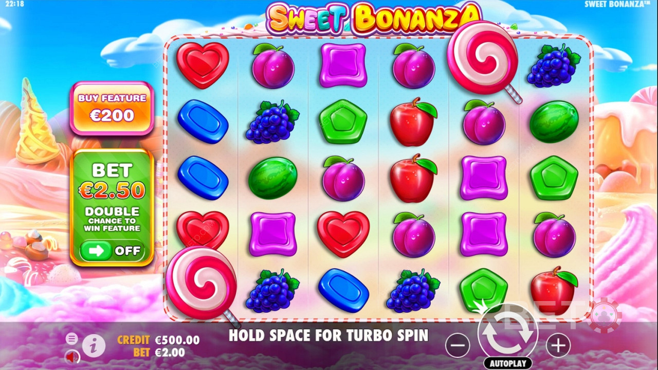 ภาพสล็อต Sweet Bonanza สล็อตแมชชีนที่มีสีสันและมีเอกลักษณ์