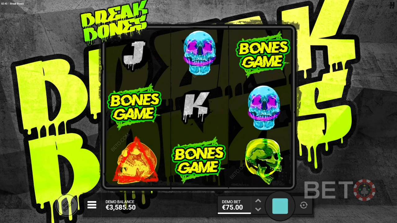 รีวิว Break Bones โดย BETO Slots