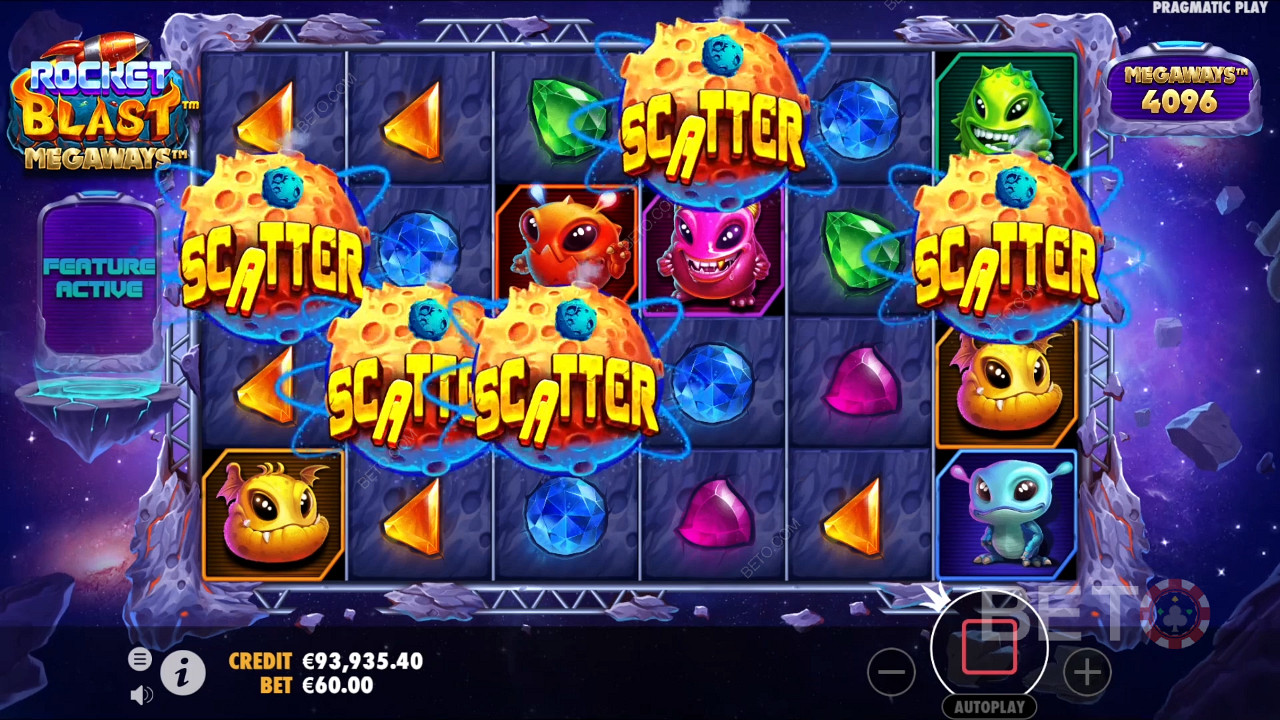 วิธีเล่น Rocket Blast Megaways ของ Pragmatic Play