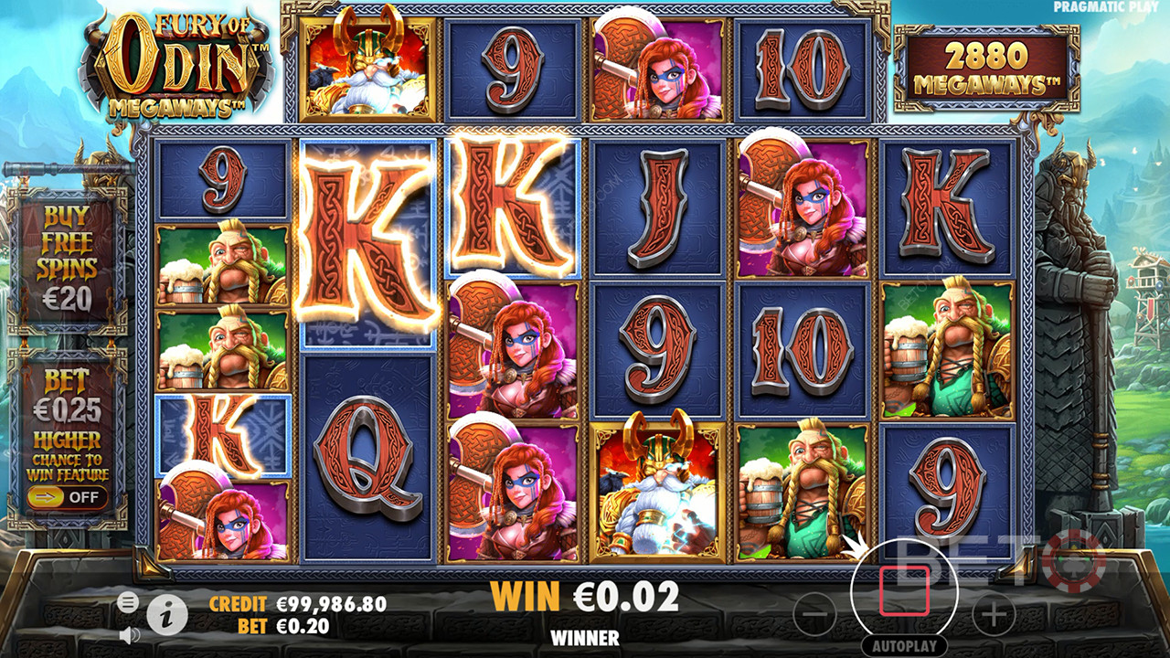 วิธีเล่น Fury of Odin Megaways ของ Pragmatic Play