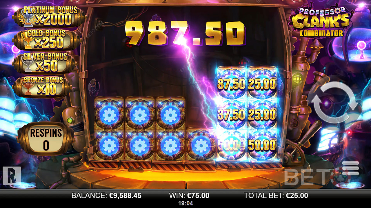 รีวิว Combinator ของ Professor Clank โดย BETO Slots