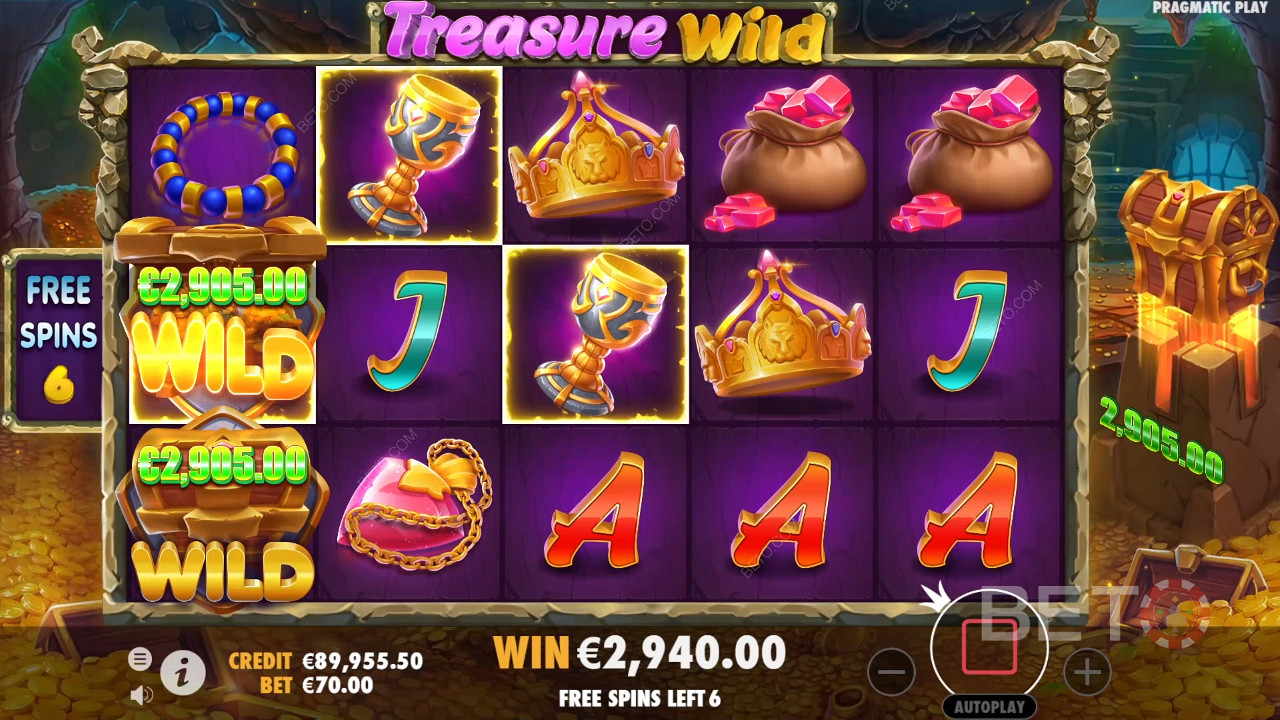 รีวิว Treasure Wild โดย BETO Slots