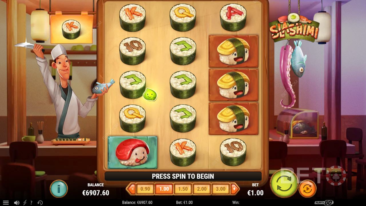 รีวิว Slashimi โดย BETO Slots