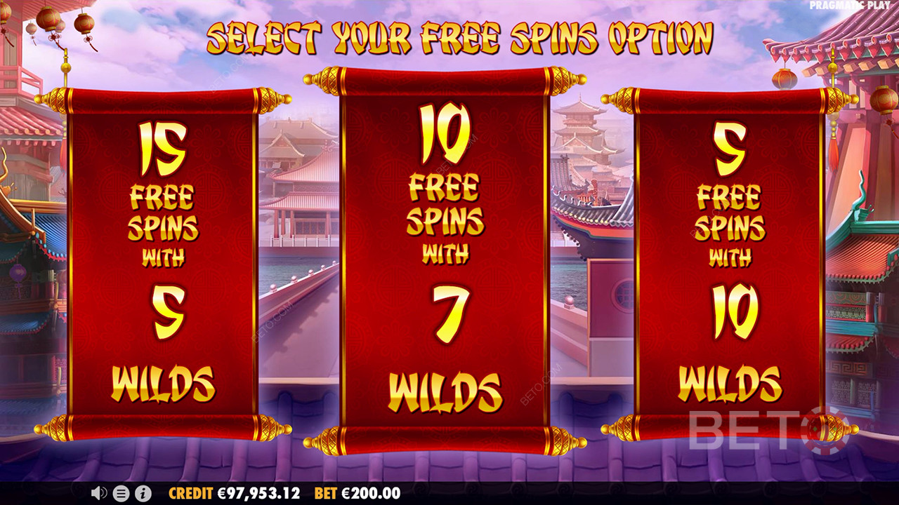 คำอธิบายฟีเจอร์โบนัสใน Golden Beauty โดย Pragmatic Play