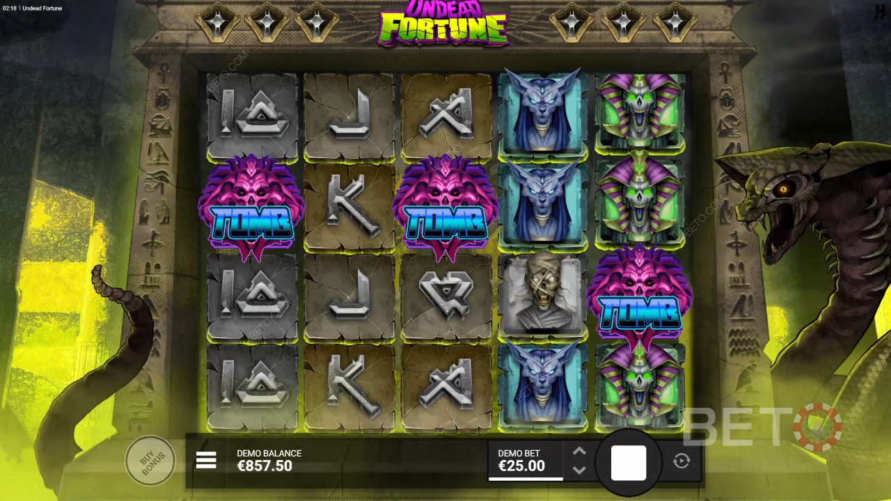 รีวิว Undead Fortune โดย BETO Slots