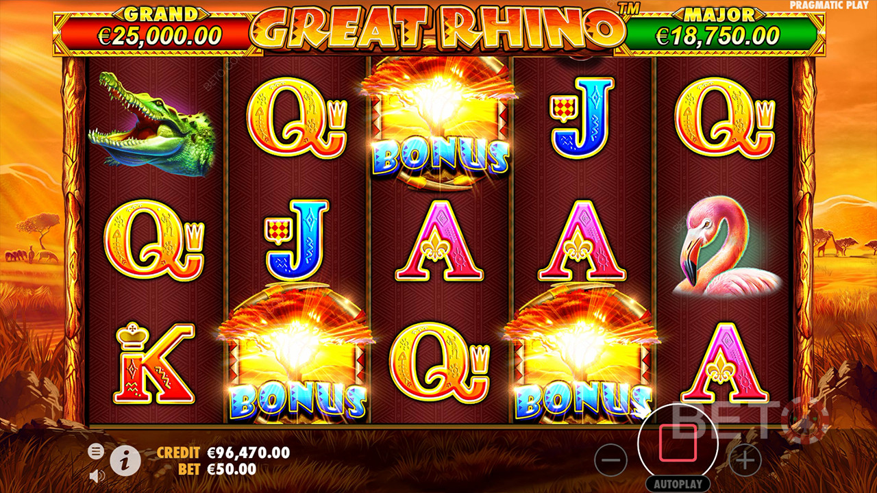 Great Rhino: สล็อตออนไลน์ที่คุ้มค่าแก่การเล่นหรือไม่?