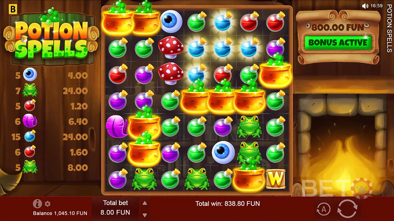 Potion Spells เล่นฟรี