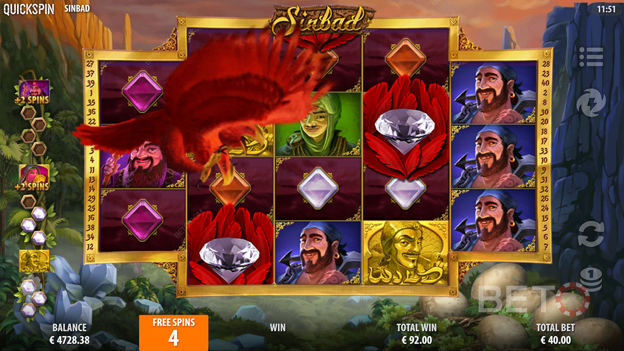 Sinbad (Quickspin)  เล่นฟรี