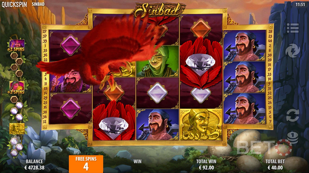 รีวิว Sinbad โดย BETO Slots