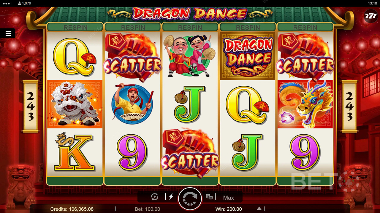 รีวิว Dragon Dance โดย BETO Slots