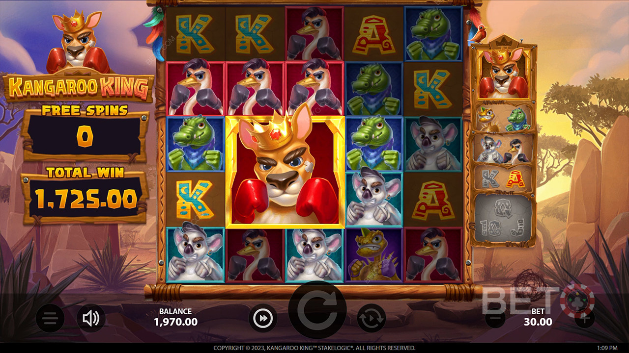 รีวิว Kangaroo King โดย BETO Slots