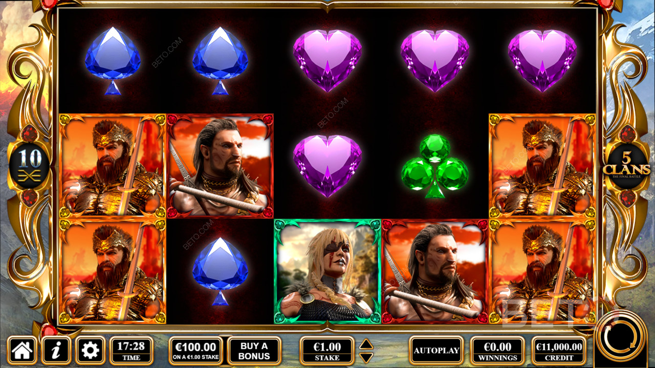 รีวิว 5 Clans โดย BETO Slots
