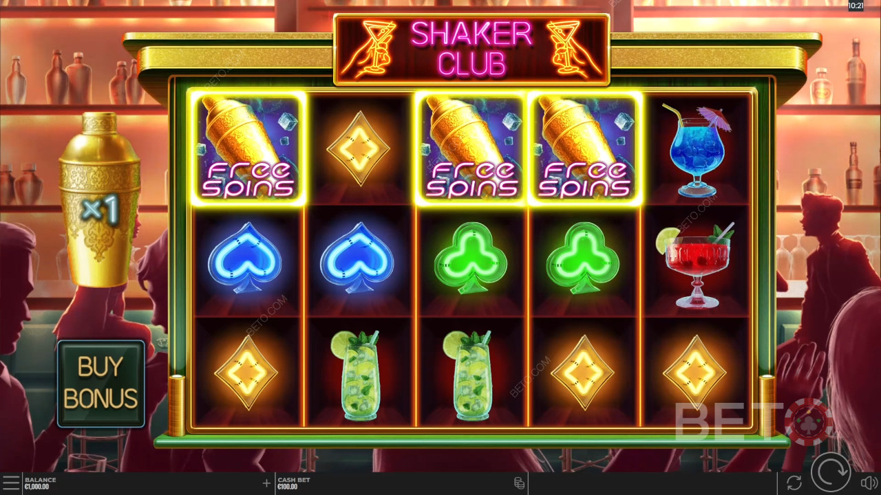 รีวิว Shaker Club โดย BETO Slots