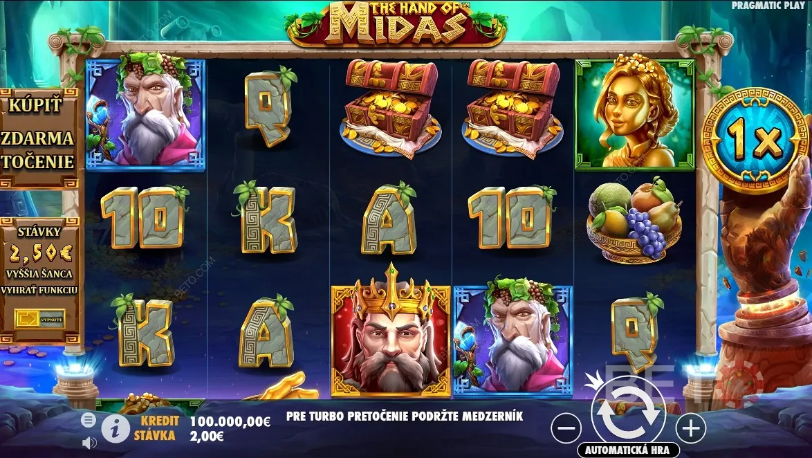 การเล่นเกมของ Hand of Midas สล็อตออนไลน์