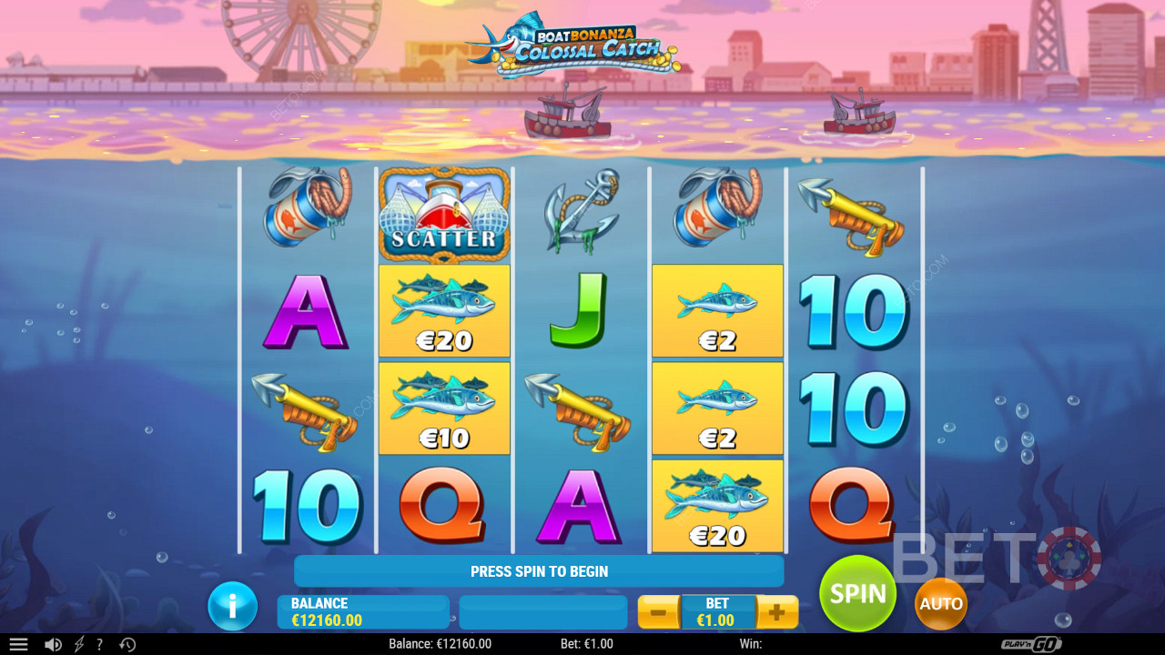 Boat Bonanza Colossal Catch  เล่นฟรี
