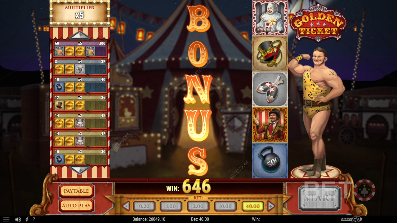 Golden Ticket (Play'n Go) เล่นฟรี