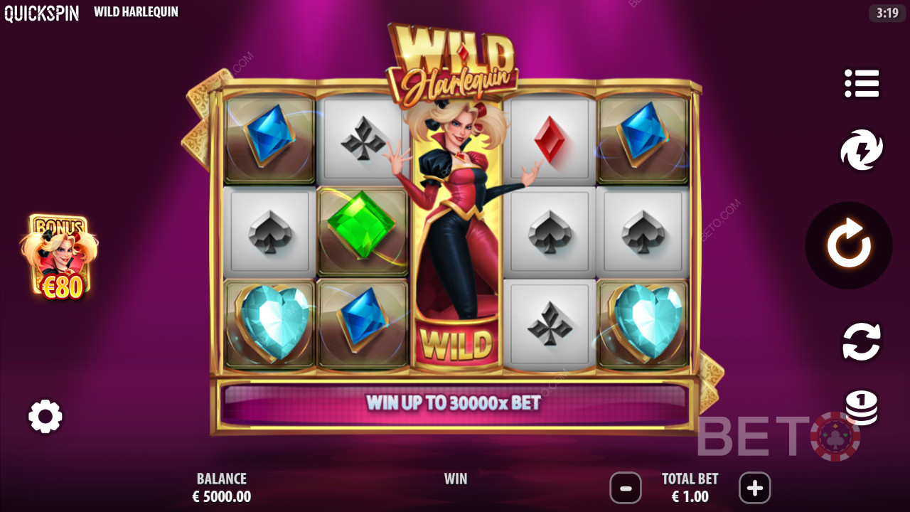 รีวิว Wild Harlequin โดย BETO Slots