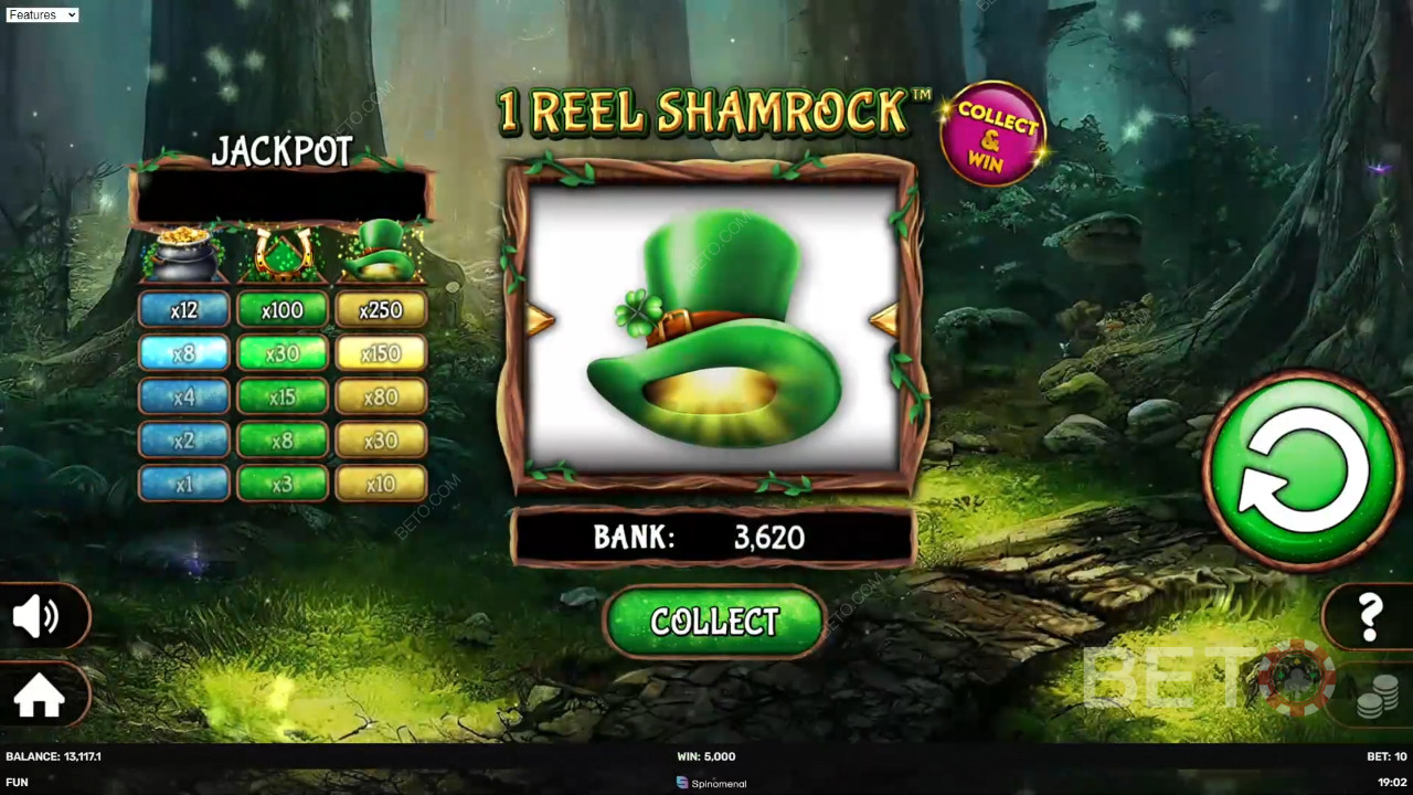 รีวิว 1 Reel Shamrock โดย BETO Slots